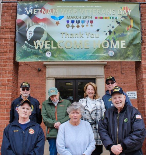 Borer joins West Haven Vietnam veterans to celebrate Vietnam War Veterans Day
