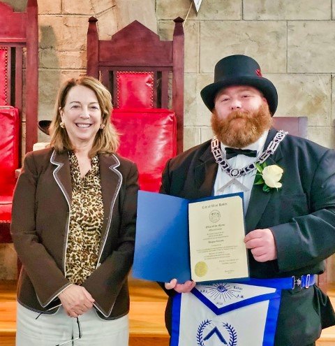 Turcotte cited as worshipful master of Annawon Lodge 115