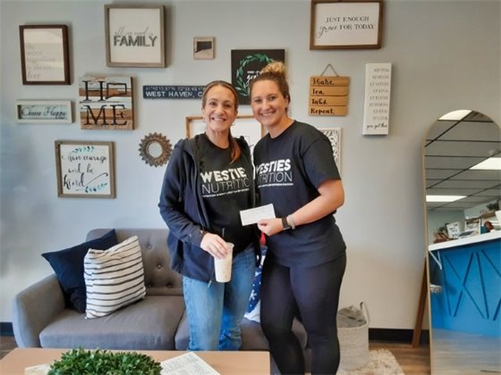 Westies Nutrition supports breast cancer scholarship fund