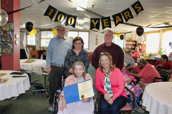 Happy 100th birthday, Helen Norman!