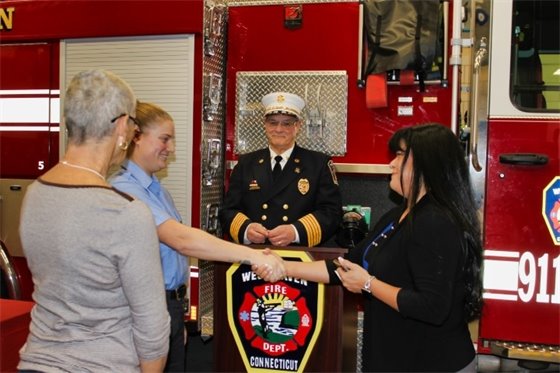Allingtown FD swears in first female career firefighter in 116 years