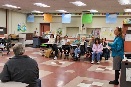 Borer brings ‘Conversation & Connection’ series to Haley Elementary School