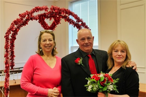 Borer officiates city employee’s Valentine’s Day wedding