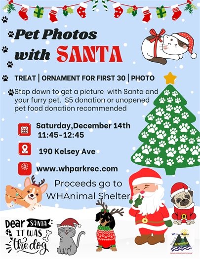 Pet Photos With Santa