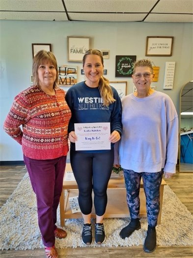 Westies Nutrition owner receives ‘Way to Go!’ award