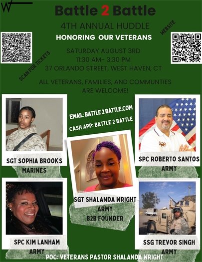 Battle 2 Battle 4th Annual Huddle