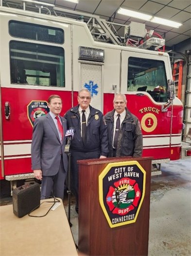 Blumenthal calls for safety standard for space heaters at AFD news conference