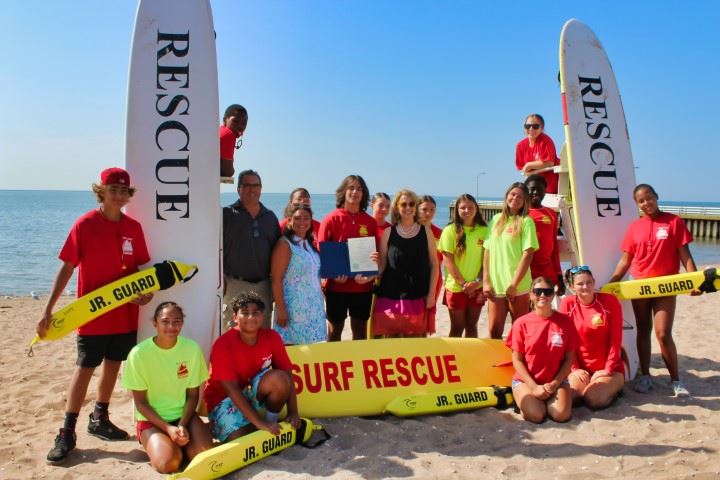 Lifeguard Jack Miklos Honored 001 II (Small)
